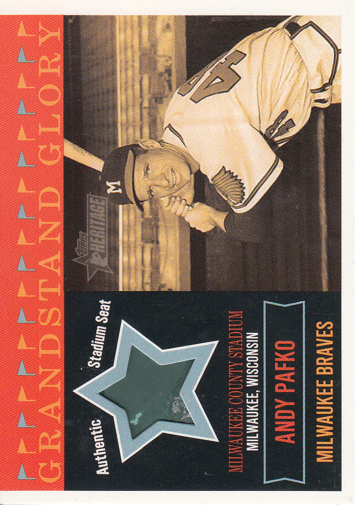 2003 Topps Heritage Grandstand Glory Stadium Relics #AP Andy Pafko F