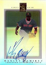 2003 Topps Tribute Contemporary #106 Hanley Ramirez FY AU RC