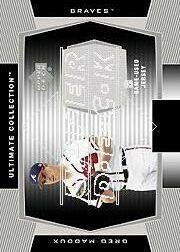 2003 Ultimate Collection Game Jersey Tier 1 #GM Greg Maddux White Jsy