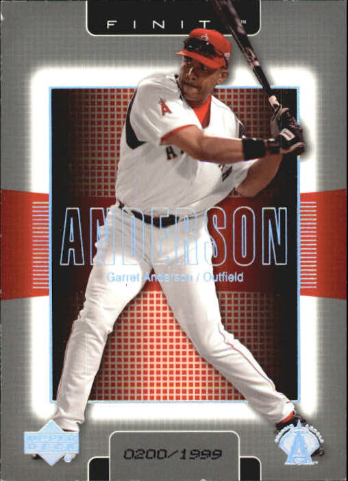 2003 Upper Deck Finite #2 Garret Anderson