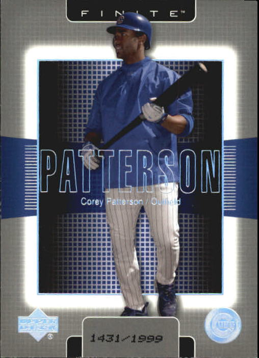 2003 Upper Deck Finite #22 Corey Patterson