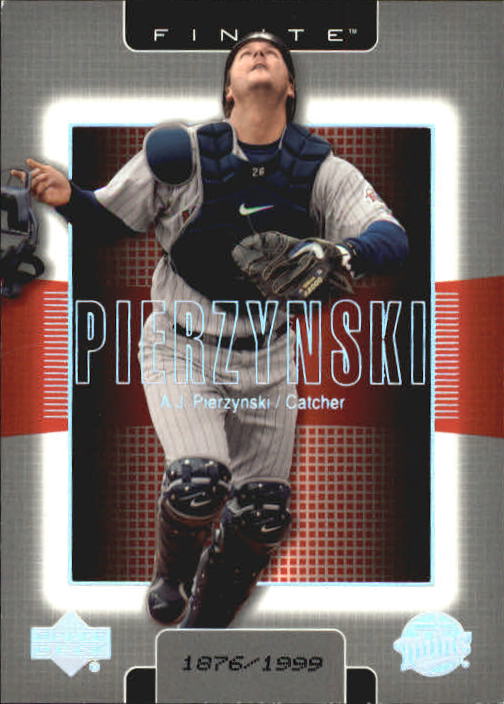 2003 Upper Deck Finite #56 A.J. Pierzynski