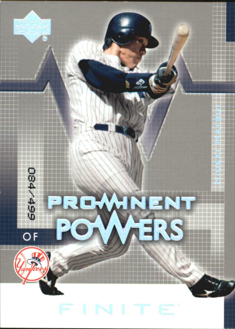 2003 Upper Deck Finite #162 Hideki Matsui PP