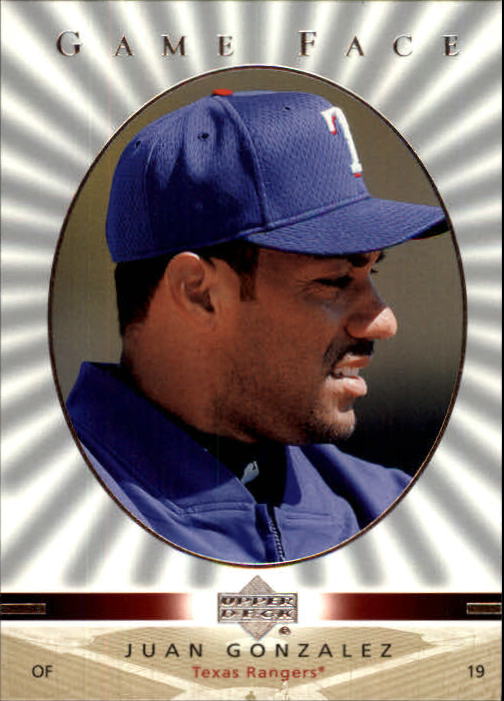 2003 Upper Deck Game Face #114 Juan Gonzalez SP