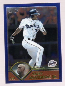 2003 Topps Chrome Traded #T15 Gary Matthews Jr.