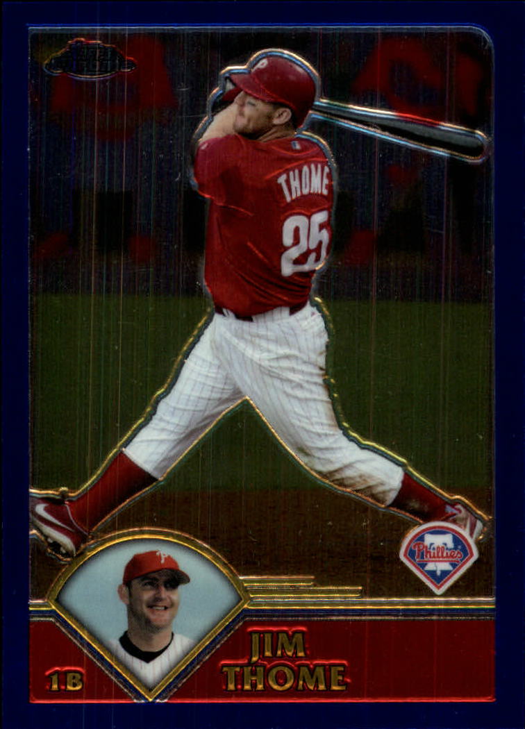 2003 Topps Chrome Traded #T107 Jim Thome