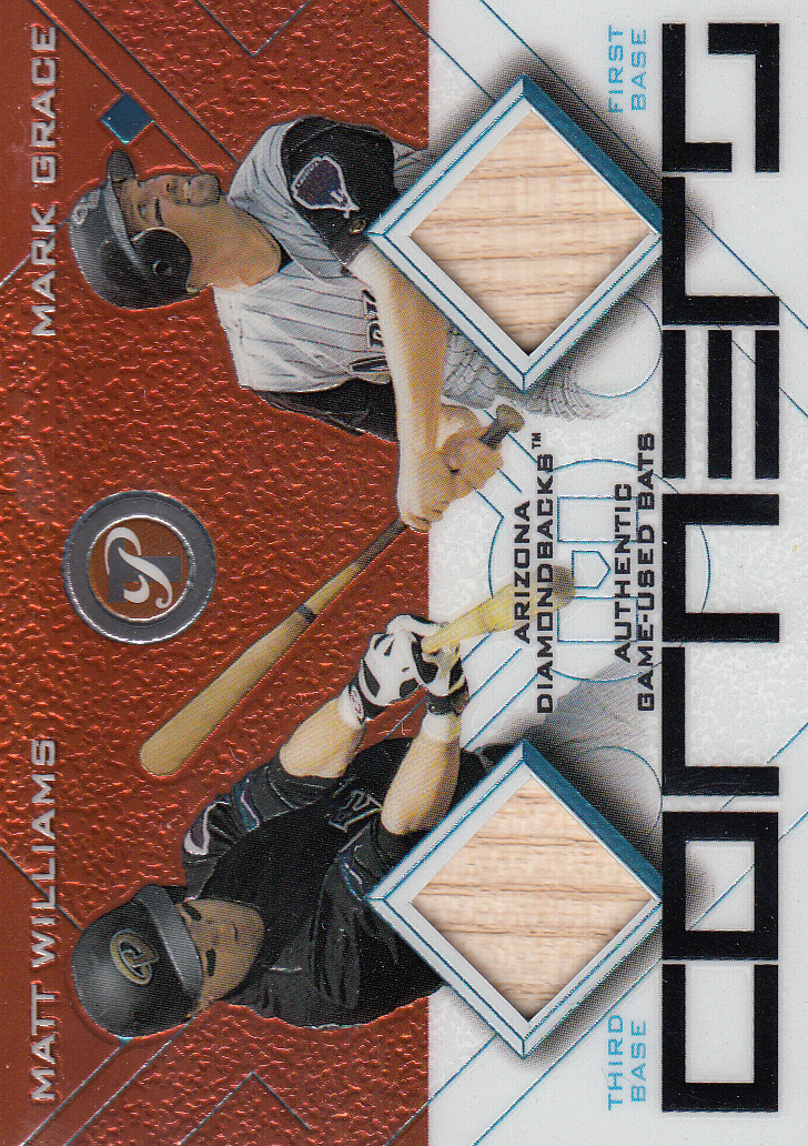 2003 Topps Pristine Corners Relics #WG Matt Williams Bat/Mark Grace Bat