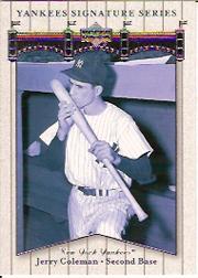 2003 Upper Deck Yankees Signature #38 Jerry Coleman