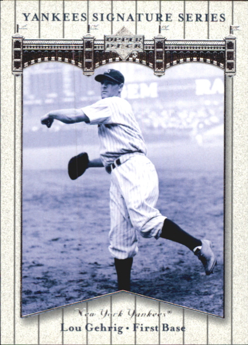 2003 Upper Deck Yankees Signature #54 Lou Gehrig