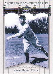 2003 Upper Deck Yankees Signature #57 Marius Russo XRC