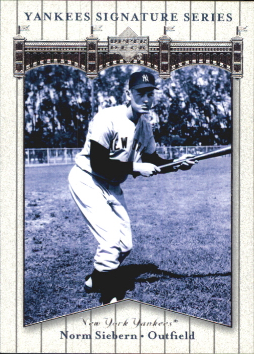 2003 Upper Deck Yankees Signature #63 Norm Siebern