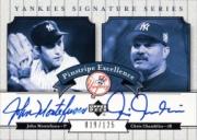 2003 Upper Deck Yankees Signature Pinstripe Excellence Autographs #MC John Montefusco/Chris Chambliss