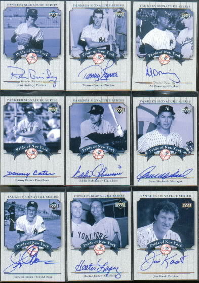 2003 Upper Deck Yankees Signature Pride of New York Autographs #ER Eddie Robinson