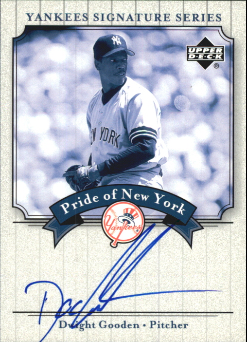2003 Upper Deck Yankees Signature Pride of New York Autographs #GO Dwight Gooden