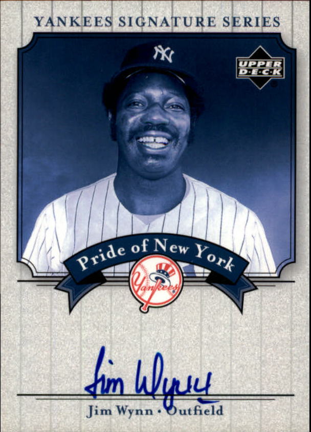 2003 Upper Deck Yankees Signature Pride of New York Autographs #JW Jim Wynn
