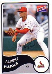 2003 Bazooka #280A Albert Pujols Logo