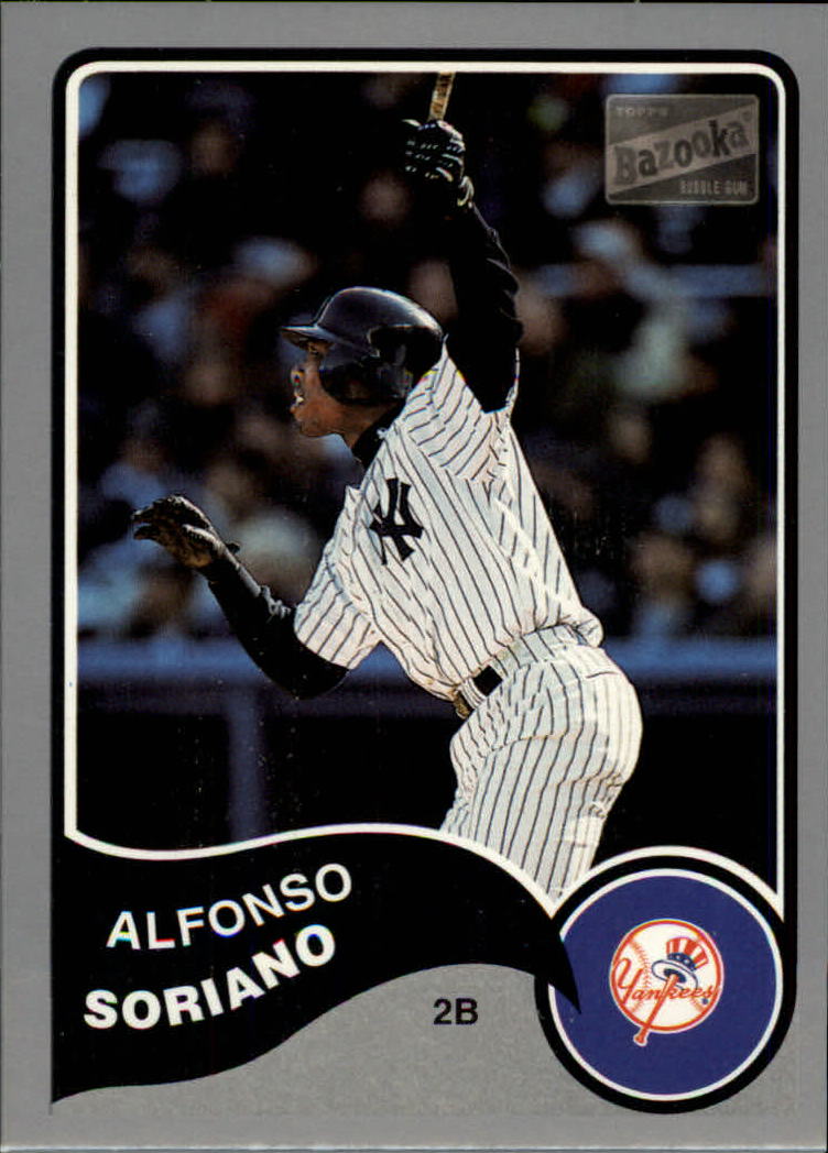 2003 Bazooka Silver #12 Alfonso Soriano