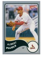 2003 Bazooka Silver #280A Albert Pujols Logo
