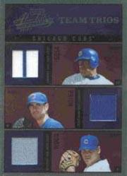 2003 Absolute Memorabilia Team Trios Materials #2 Sosa/Prior/Wood
