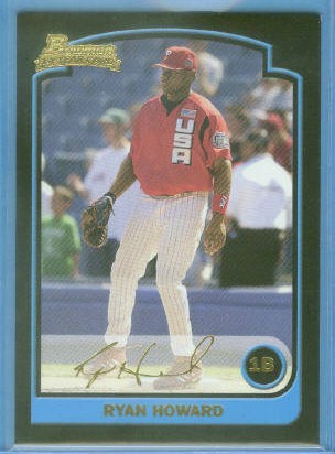 2003 Bowman Draft Gold #138 Ryan Howard