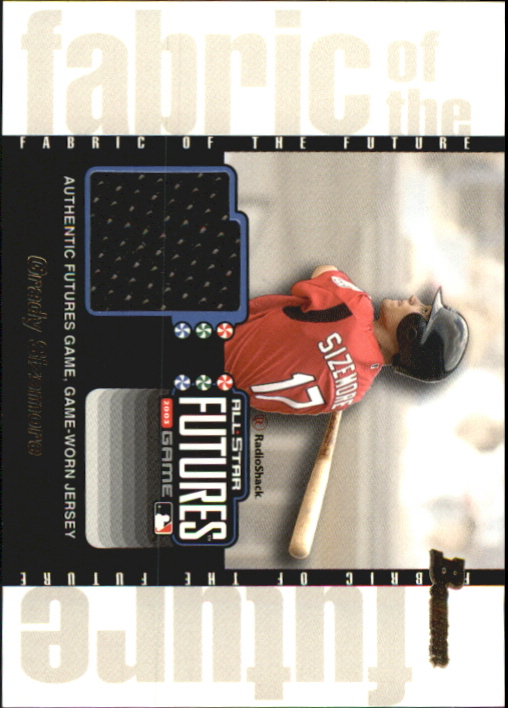 2003 Bowman Draft Fabric of the Future Jersey Relics #GS Grady Sizemore D