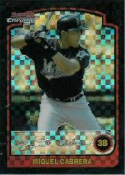 2003 Bowman Chrome Draft X-Fractors #3 Miguel Cabrera