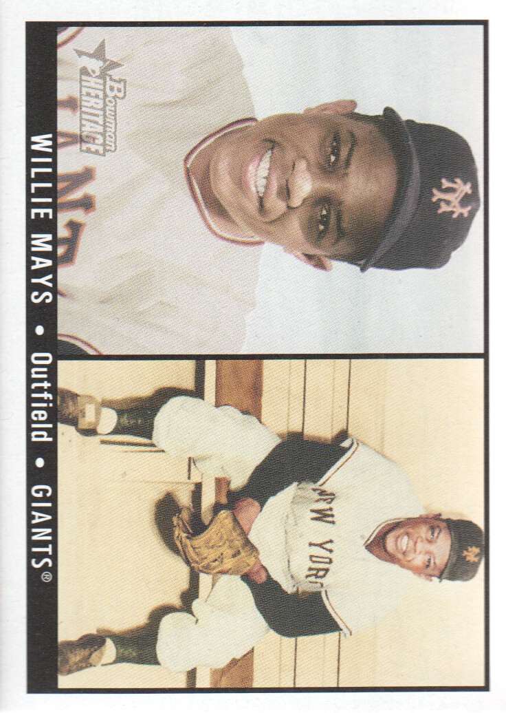 2003 Bowman Heritage #171B Willie Mays DI