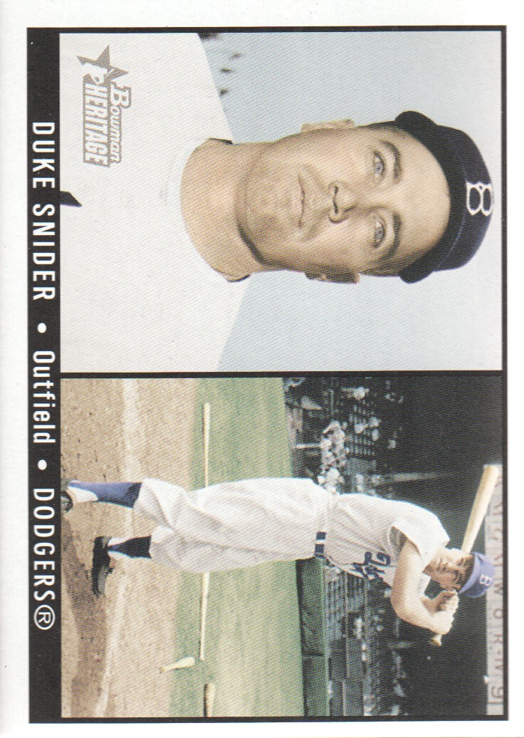 2003 Bowman Heritage #179B Duke Snider DI