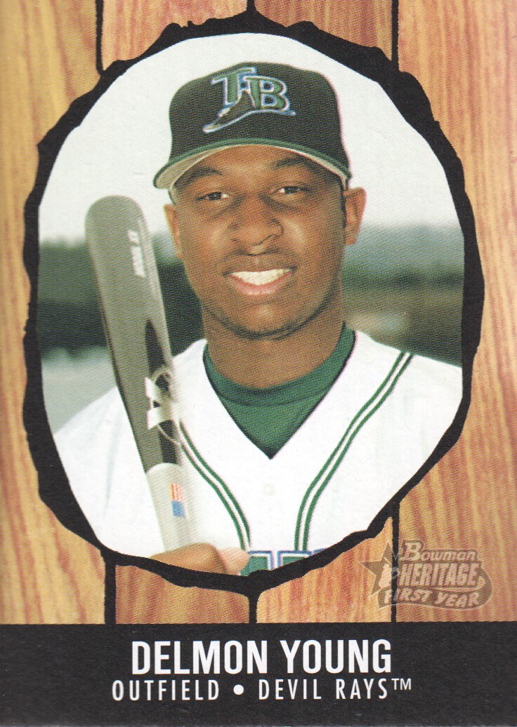 2003 Bowman Heritage #253 Delmon Young KN RC