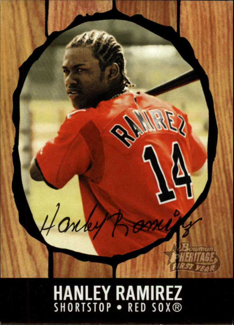 2003 Bowman Heritage Facsimile Signature #196 Hanley Ramirez KN