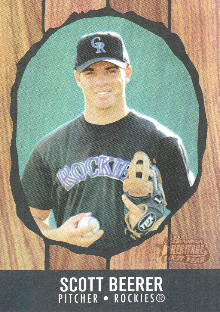 2003 Bowman Heritage Rainbow #271 Scott Beerer KN