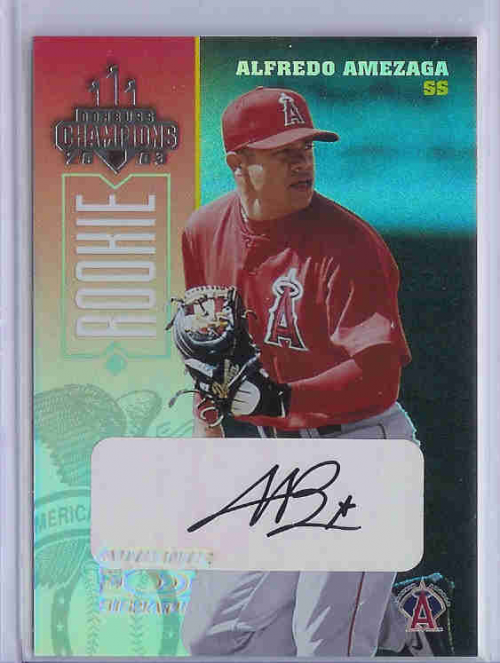 2003 Donruss Champions Autographs #2 Alfredo Amezaga/325