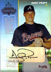 2003 Donruss Champions Autographs #24 Andy Pratt/475