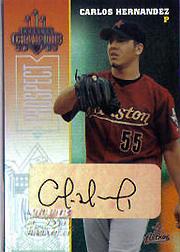 2003 Donruss Champions Autographs #111 Carlos Hernandez/250