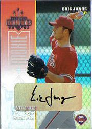 2003 Donruss Champions Autographs #195 Eric Junge/279