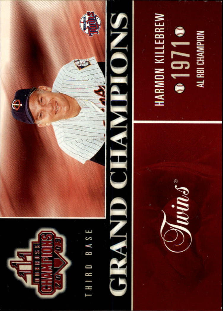 2003 Donruss Champions Grand Champions #6 Harmon Killebrew
