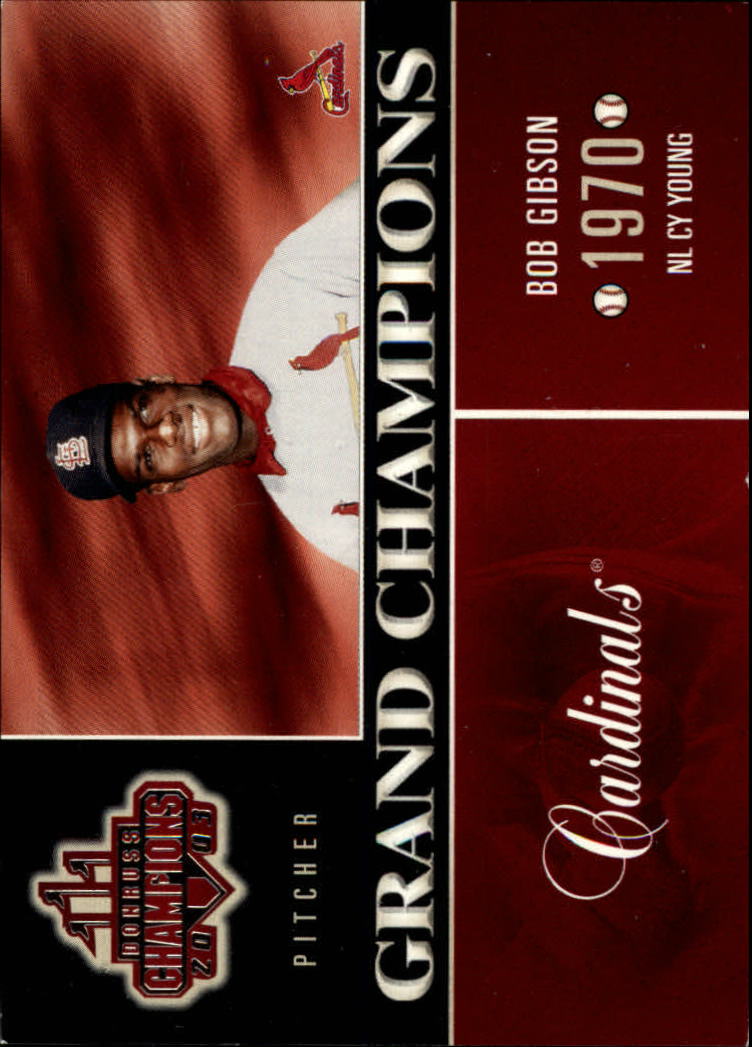2003 Donruss Champions Grand Champions #11 Bob Gibson