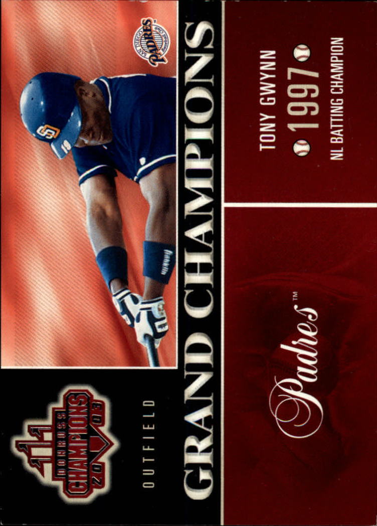 2003 Donruss Champions Grand Champions #22 Tony Gwynn