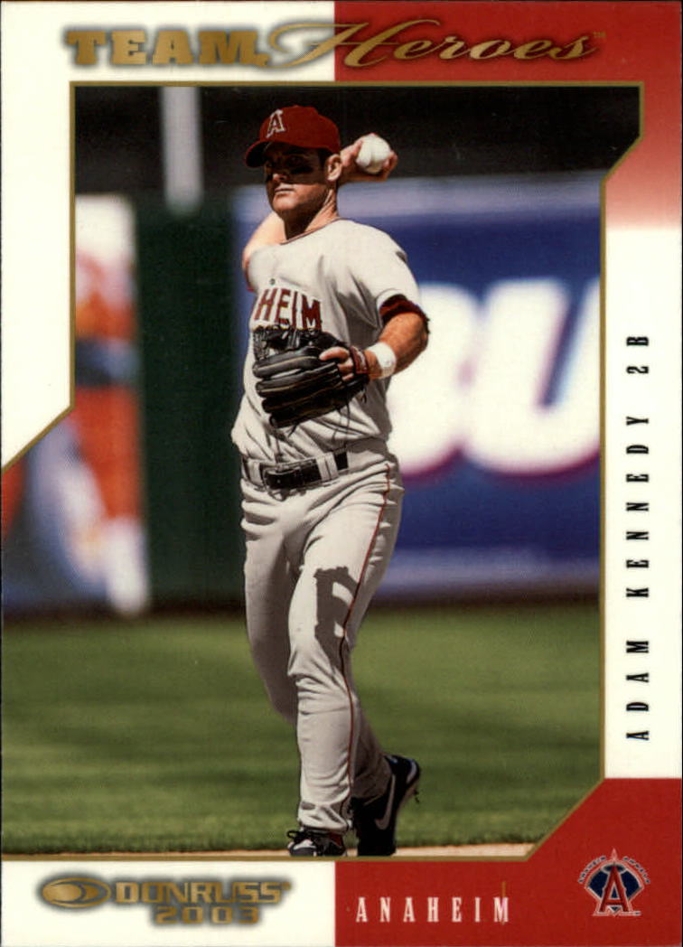 2003 Donruss Team Heroes Glossy #1 Adam Kennedy