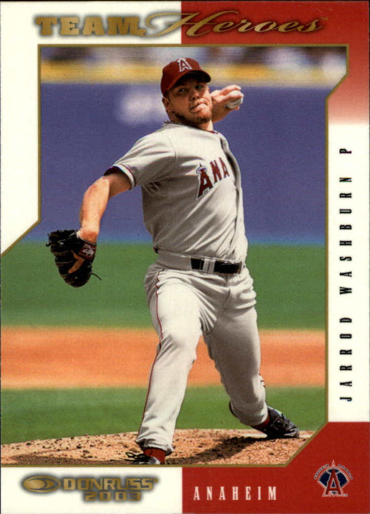 2003 Donruss Team Heroes Glossy #6 Jarrod Washburn