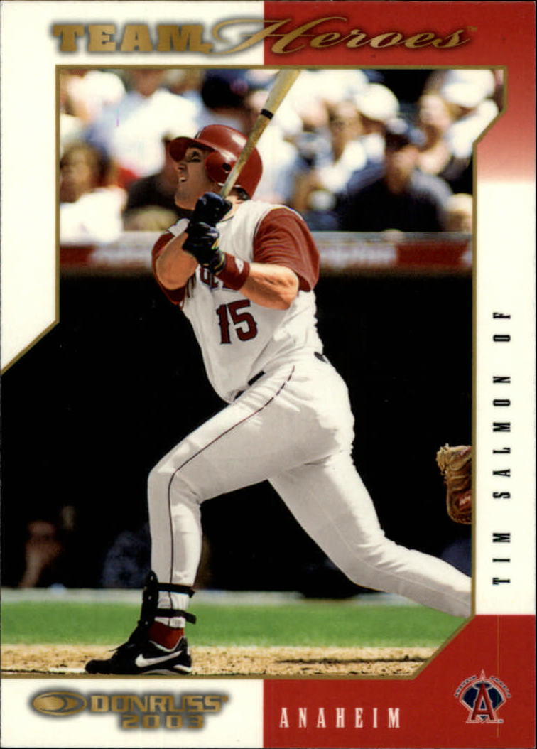 2003 Donruss Team Heroes Glossy #8 Tim Salmon