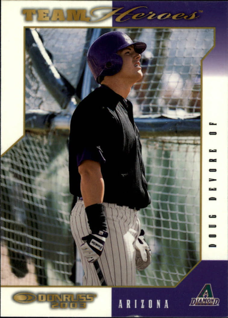 2003 Donruss Team Heroes Glossy #15 Doug Devore