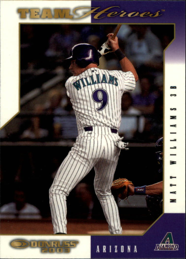 2003 Donruss Team Heroes Glossy #17 Matt Williams