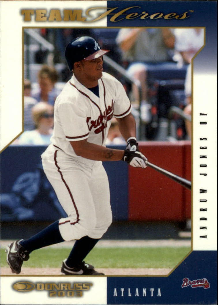 2003 Donruss Team Heroes Glossy #50 Andruw Jones