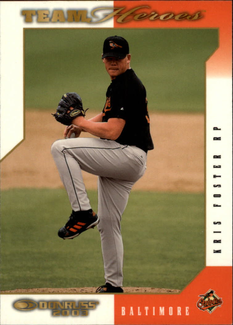 2003 Donruss Team Heroes Glossy #53 Kris Foster