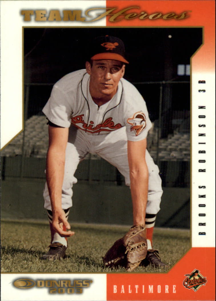 2003 Donruss Team Heroes Glossy #54 Brooks Robinson