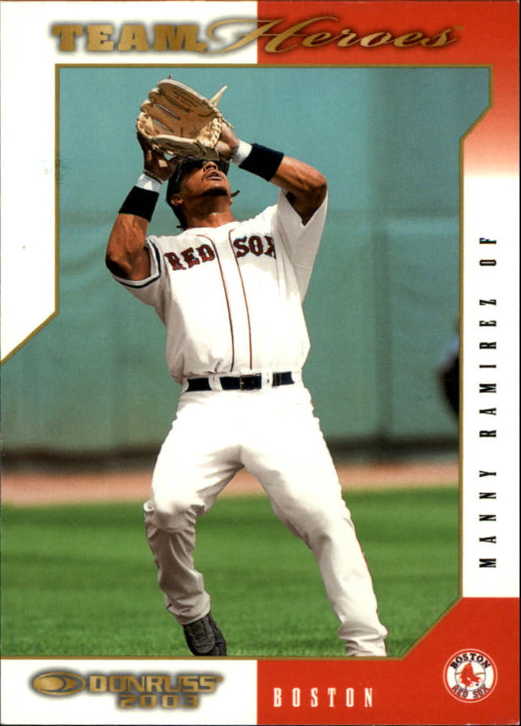 2003 Donruss Team Heroes Glossy #82 Manny Ramirez