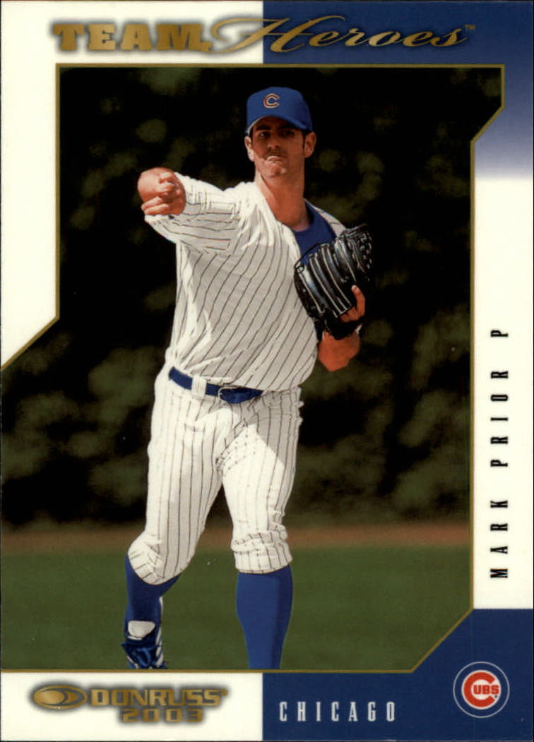 2003 Donruss Team Heroes Glossy #115 Mark Prior