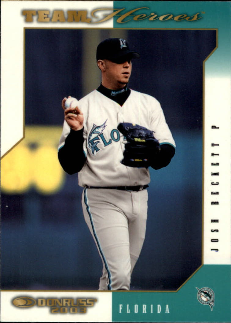 2003 Donruss Team Heroes Glossy #203 Josh Beckett