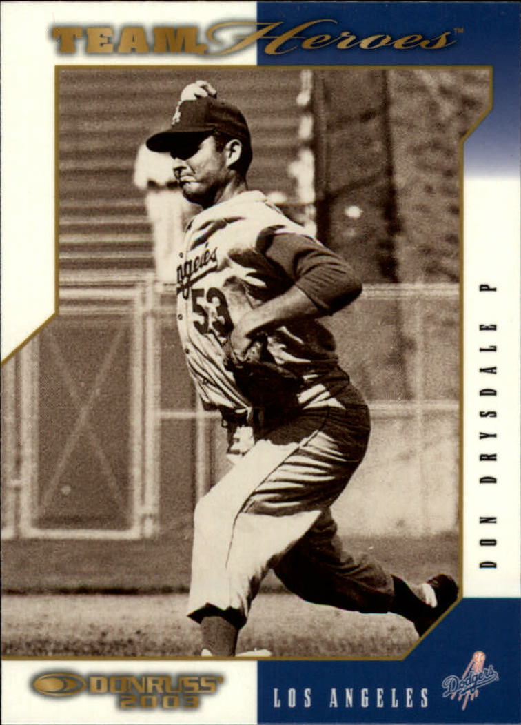2003 Donruss Team Heroes Glossy #269 Don Drysdale